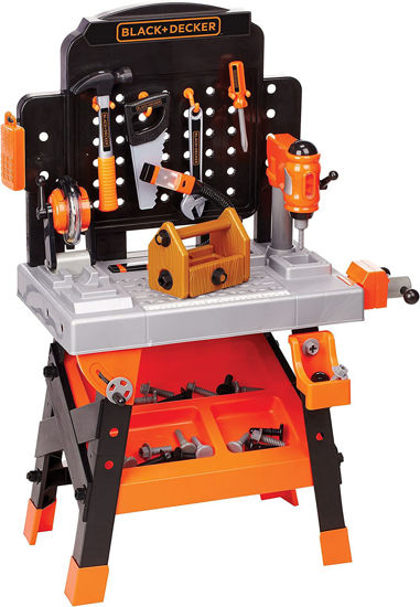 Picture of Black+Decker Kids Workbench - Power Tools Workshop - Build Your Own Toy Tool Box – 75 Realistic Toy Tools and Accessories [Amazon Exclusive] - copy