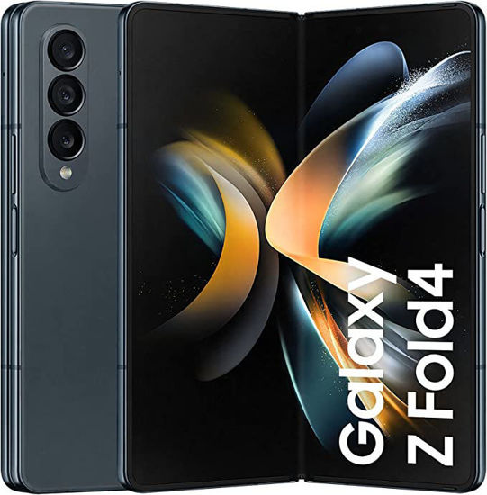 Picture of Samsung Galaxy Z Fold4 Dual SIM 5G Mobile Phone Android Folding Smartphone 512GB, Graygreen (KSA Version) - copy
