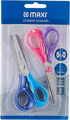 Picture of Maxi MX-3SCR Student Scissors Blister Pack 3 Pieces