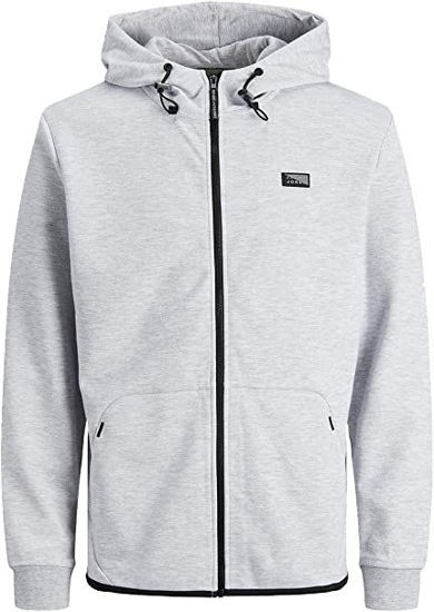 Picture of Jack & Jones Mens Jcoair Sweat Zip Hood Noos Cardigan Sweater (pack of 1) - copy