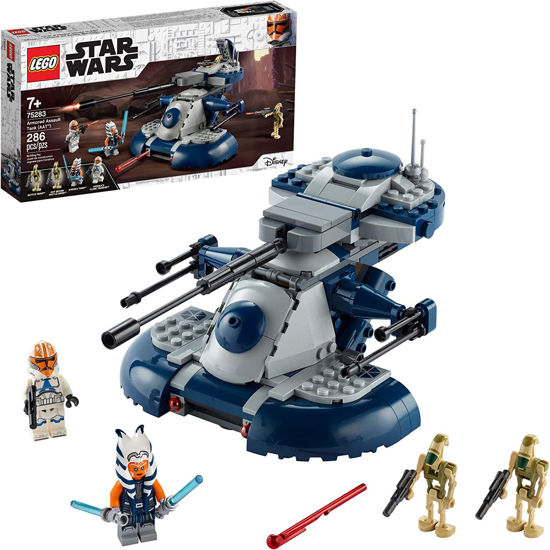 Picture of LEGO Star Wars: The Clone Wars Armored Assault Tank (AAT) 75283 Building Kit, Awesome Construction Toy for Kids with Ahsoka Tano Plus Battle Droid Action Figures (286 Pieces) - copy