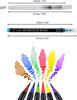 Picture of 20 Pieces Color Brush Pens Set Watercolor Brush Pen Color Markers for Painting Cartoon Sketch Calligraphy Drawing Manga Brush - copy