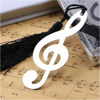 Picture of Bookmark Hollow Musical Notes Bookmarks Book Mark with Tassel Pendant Book Lovers Readers Writers Students Stationary Office School Supplies Bookmarks for Book Lovers - copy