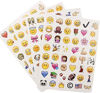 Picture of 4 sheets Cute Lovely 48 Die Cut Emoji Smile Sticker For Notebook Message High Vinyl Funny Creative GYH - copy