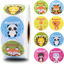 Picture of Wownect Adorable Animal Encouragement Stationary Stickers Round [1inch][500 Pcs Labels] Labels For Envelope Seals, Packing Seals, cards, Gift Boxes, Shopping Bags, Bouquets, Cardboard Decoration