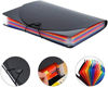 Picture of 12 Pockets Expanding File Folders, Portable Accordion A4 Expandable File Organizer, Large Capacity Multicolour Stand Plastic Business File Box - copy