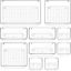Picture of Puricon 10 Pcs Desk Drawer Organizers Trays Set Clear Plastic Storage Bins Bathroom Drawer Tray Dividers Vanity Trays Organizer for Bedroom Dresser Makeup Kitchen Utensil Office