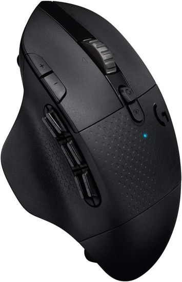 Picture of Logitech G604 LIGHTSPEED Wireless Gaming Mouse with 15 programmable controls, up to 240 hour battery life, dual wireless connectivity modes, hyper-fast scroll wheel - Black - copy