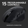 Picture of Logitech G604 LIGHTSPEED Wireless Gaming Mouse with 15 programmable controls, up to 240 hour battery life, dual wireless connectivity modes, hyper-fast scroll wheel - Black - copy