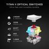 Picture of ROCCAT Vulcan II Mini – 65% Optical Gaming Keyboard with Customizable RGB Illumination, Button Duplicator, On-Board Profiles, Aluminum Plate, 100 Million Keystroke Durability - White (ROC-12-063) - copy