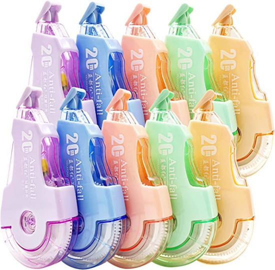 Picture of ymabicy 10 Pack White Out Correction Tape, Drop-proof Housing, Extra Long and Thick With Core for School Office Supplies - copy
