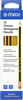 Picture of MAXI CLASSIC HEXAGONAL GRAPHITE PENCIL HB WITH RUBBER TIP BOX OF 12PC, black - copy