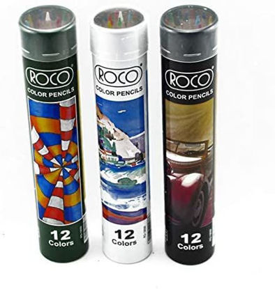 Picture of Roco Color Pencils 12 Pcs Rq-19002