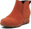 Picture of Sorel Women's Evie Pull-On Bootie — Waterproof Suede Leather — Wedge Ankle Booties