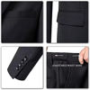 Picture of Men's 3 Pieces Suit Set Slim Fit Formal Bussiness Wedding Suit Tuxedo Blazer Jacket Pants &Tie for Men Prom Party Dinner - copy