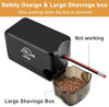 Picture of AFMAT Electric Pencil Sharpener, Heavy Duty Classroom Pencil Sharpeners for 6.5-8mm No.2/Colored Pencils, UL Listed Industrial Pencil Sharpener w/Stronger Helical Blade, Best School Pencil Sharpener - copy