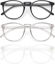 Picture of IBOANN 3 Pack Blue Light Blocking Gl Women/Men, Round Fashion Retro Frame, Vintage Fake Eyegl with Clear Lens