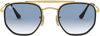 Picture of Ray-Ban Rb3648m The Marshal Ii Hexagonal Sunglasses - copy