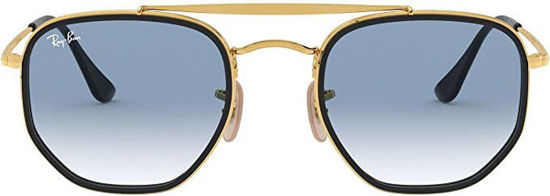 Picture of Ray-Ban Rb3648m The Marshal Ii Hexagonal Sunglasses - copy