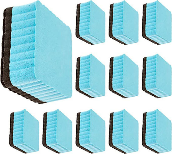 Picture of 12-Pack of Premium Magnetic Dry Erase Erasers / Dry Erasers - 2" x 2" - Whiteboard Erasers for Classroom, Home and Office - copy