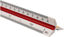 Picture of Generic Drawing Maker Tool 30cm Three Sided Plastic Triangle Scale Architect Libra Ruler Architects Technical Drawing Triangle Ruler Tools Office School Supplies
