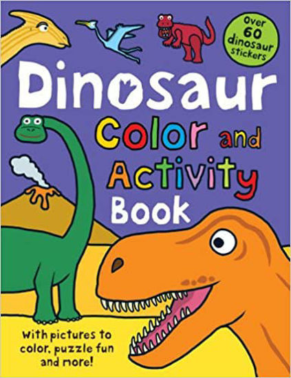 Picture of Color And Activity Books Dinosaur: With Over 60 Stickers, Pictures To Color, Puzzle Fun And More! - copy