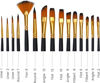 Picture of Acrylic Paint Brushes Set 15 Pieces - copy